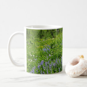 Mug Champ de Fleurs sauvages au Mont Rainier