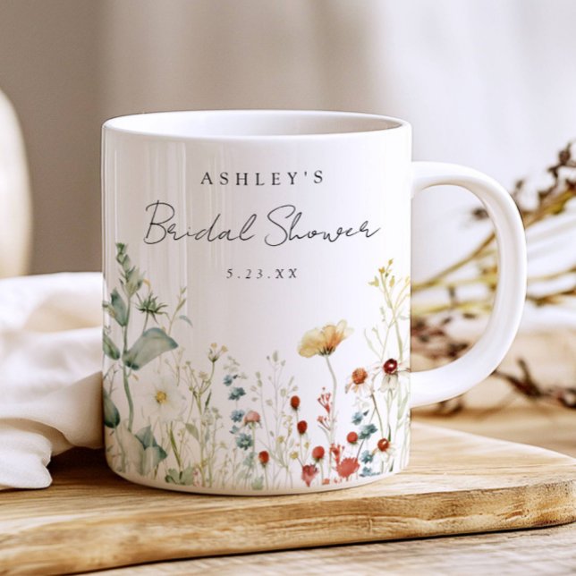 Mug Champ de fleurs sauvages estivales Faveur de douch (Créateur téléchargé)