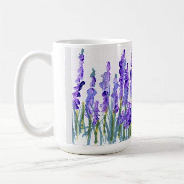 Mug Champ de la boue de lavande (Gauche)