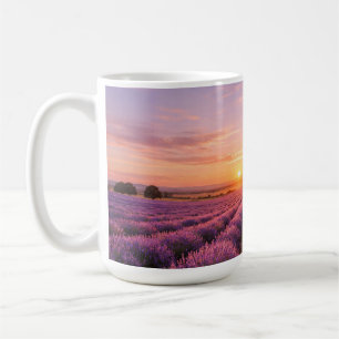 Mug Champ de lavande en fleurs au coucher de soleil do
