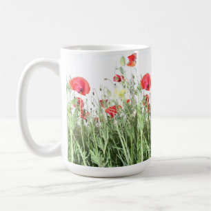Mug Champ de pavot Fleur de la nature
