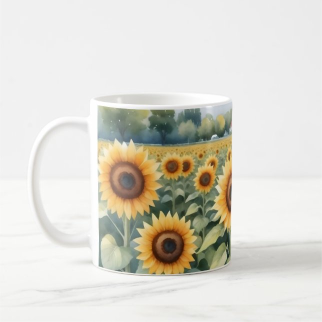Mug Champ de tournesols (Gauche)