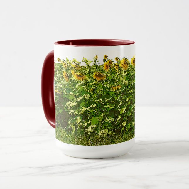 MUG CHAMP DE TOURNESOLS (Devant gauche)