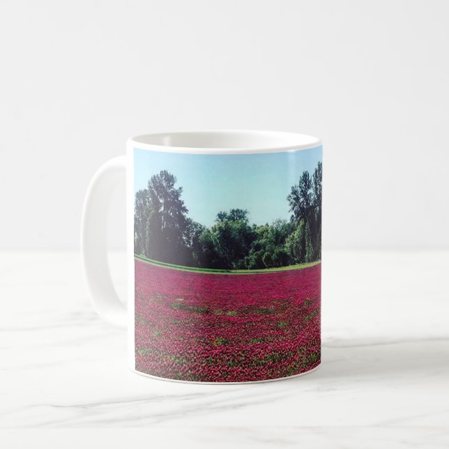 Mug Champ de trèfle Crimson (Devant gauche)