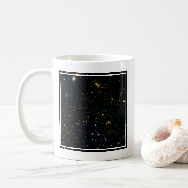 Mug Champ parallèle du cluster Galaxy Abell 370. (Avec donut)