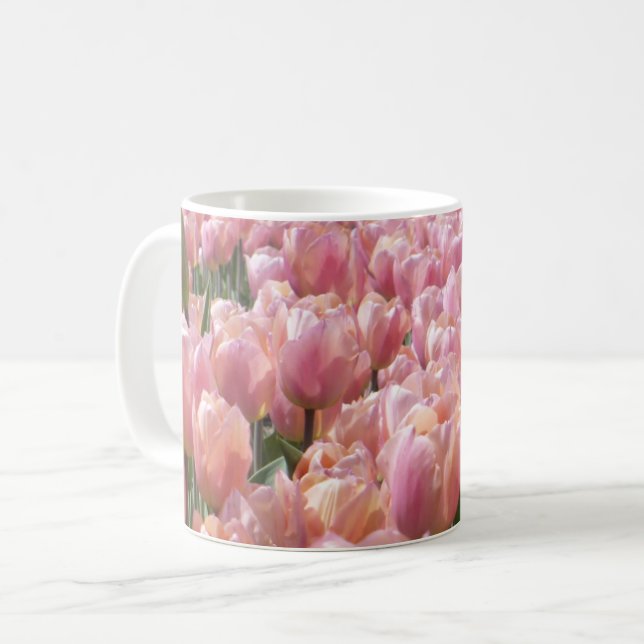 Mug Champ Tulipe rose (Devant gauche)