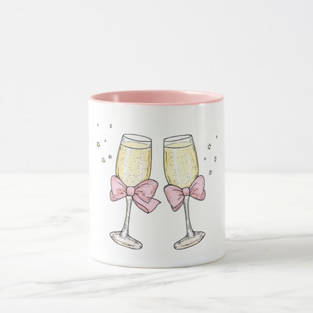 Mug Champagne avec rubans à Cheers (Centre)