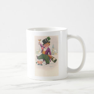 Mug Champagne vintage Shamrock Jour de la Saint Patric