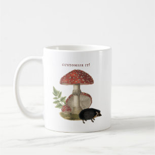 Mug Champignon magique de champignons vintages Hérisso