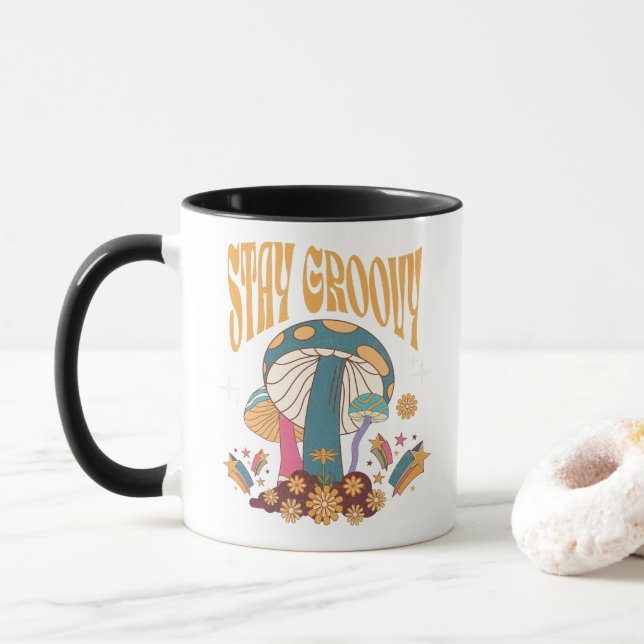 Mug Champignon Reste Swell (Avec donut)