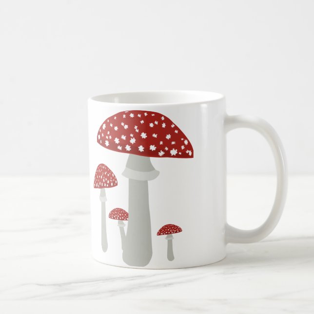Mug Champignon vintage (Droite)