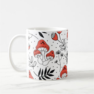 Mug Champignons champignon : Nature Line Art