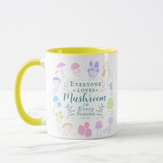 Mug Champignons colorés (Gauche)