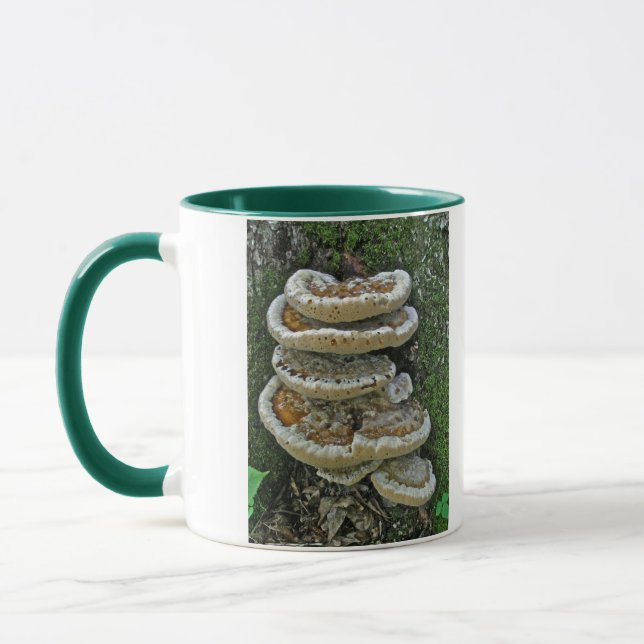 Mug Champignons de plateau sur souche (Gauche)
