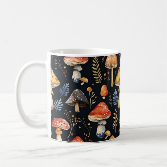 Mug Champignons et fougères (Gauche)