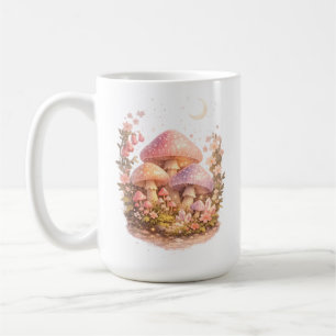 Mug Champignons Magiques Pastel Ambiançe Cottage Féeri