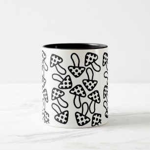 Mug Champignons noirs et blancs