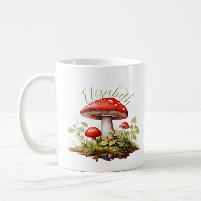 Mug Champignons personnalisés (Gauche)