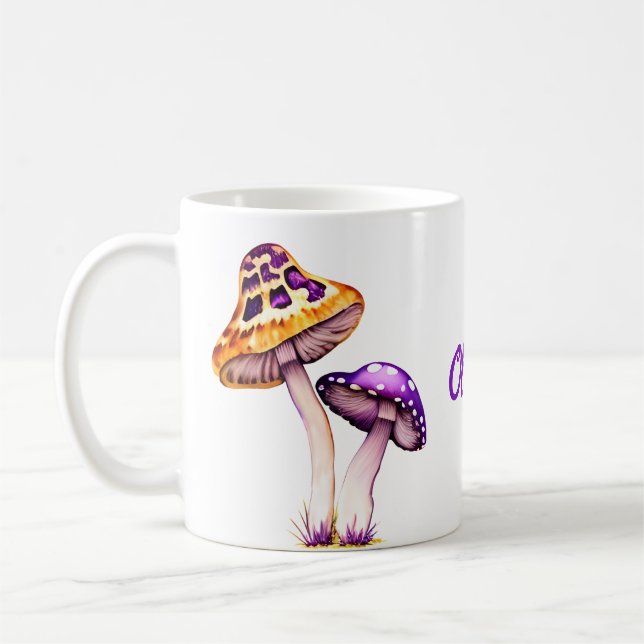 Mug Champignons pourpres Amanita champignon (Gauche)