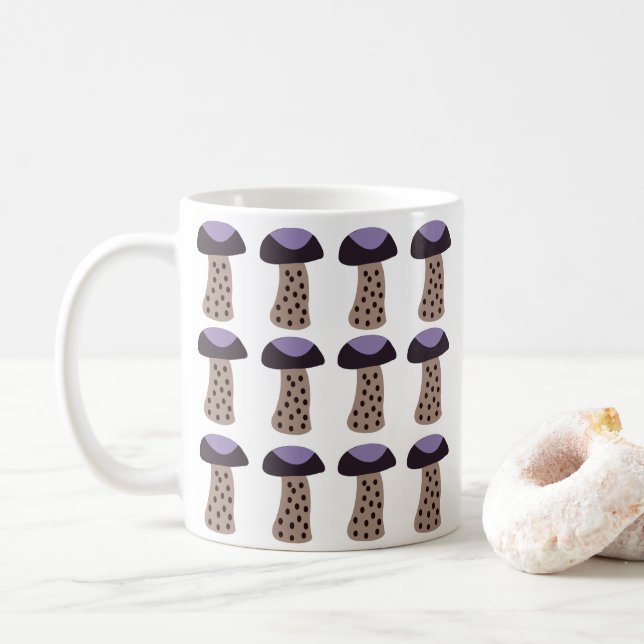 Mug Champignons violets (Avec donut)
