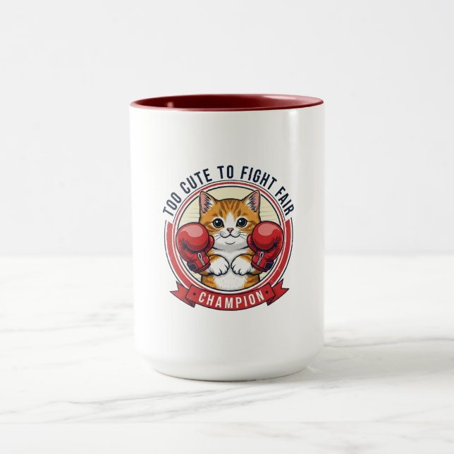 Mug Champion Chat Coléreux Mignon (Centre)