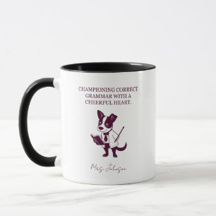 Mug Champion de la grammaire correcte, enseignant au c