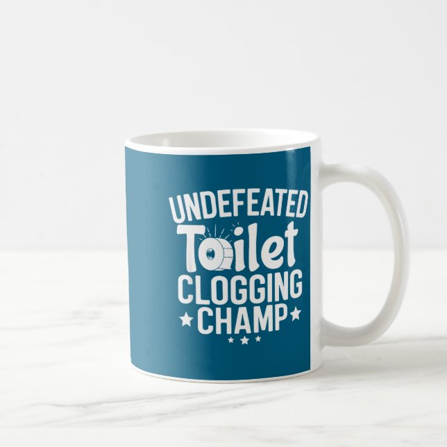 Mug Champion de Toilette Invaincu Engorgeant (Droite)