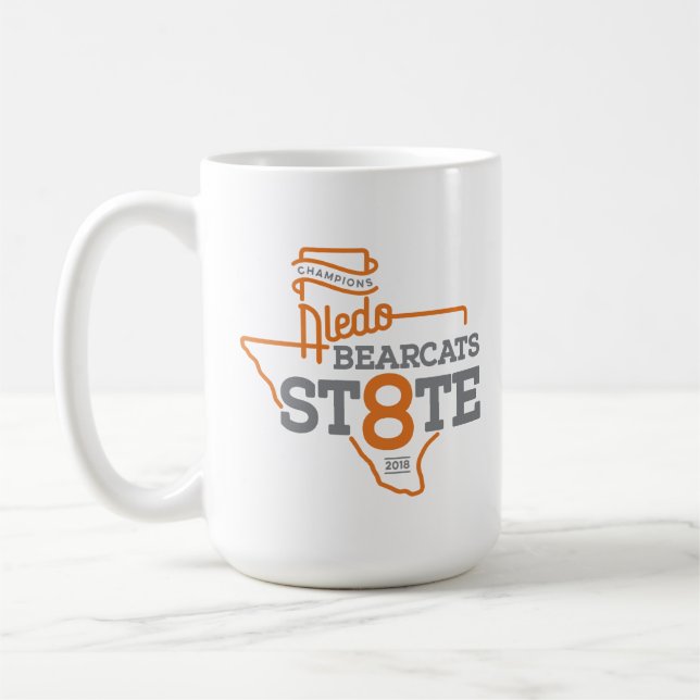 Mug Champion "St8te" - 15oz d'état du Bearcat 2018 (Gauche)