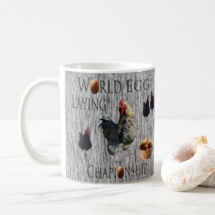 Mug Championnat de ponte de poulets,