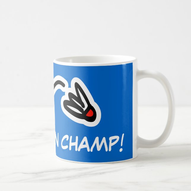 Mug Championne de Badminton (Droite)