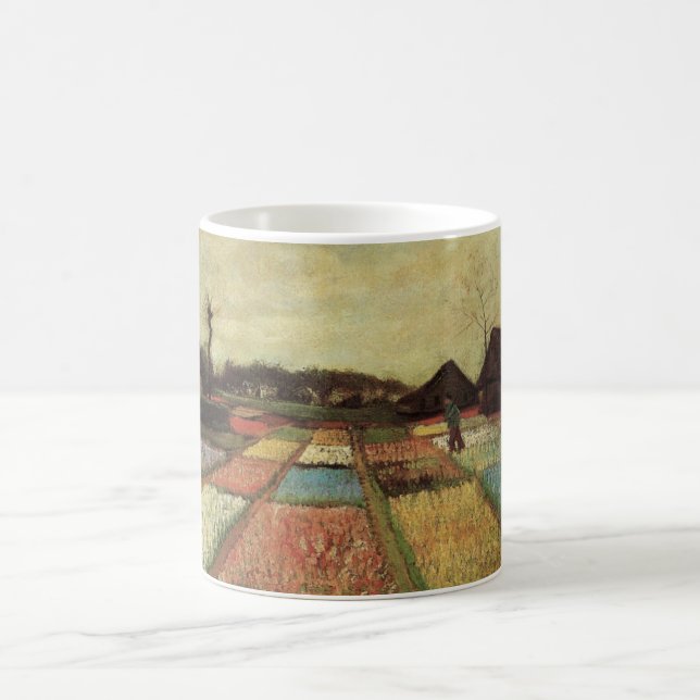 Mug Champs de bulbes par Vincent van Gogh (Centre)