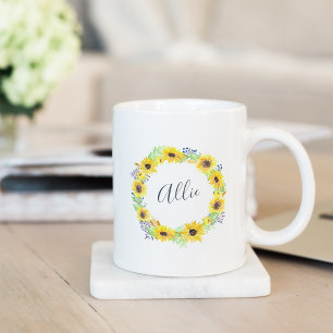 Mug Champs de fleurs personnalisés
