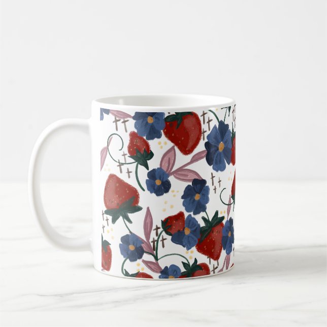 Mug Champs de fraises (Gauche)