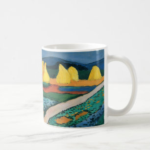Mug Champs de légumes par August Macke, Art Vintage