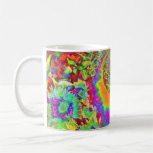 Mug Champs de tournesol pour toujours - abstrait boho