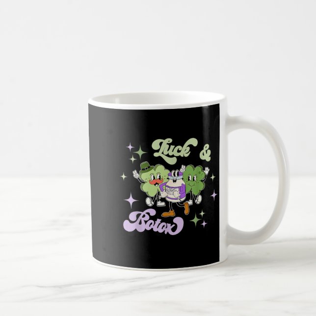 Mug Chance Et Botox Drôle Shamrock Infirmière Injecteu (Droite)