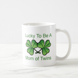 Mug Chanceux pour être maman jumelle