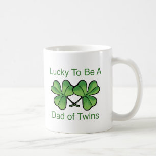 Mug Chanceux pour être papa jumeau