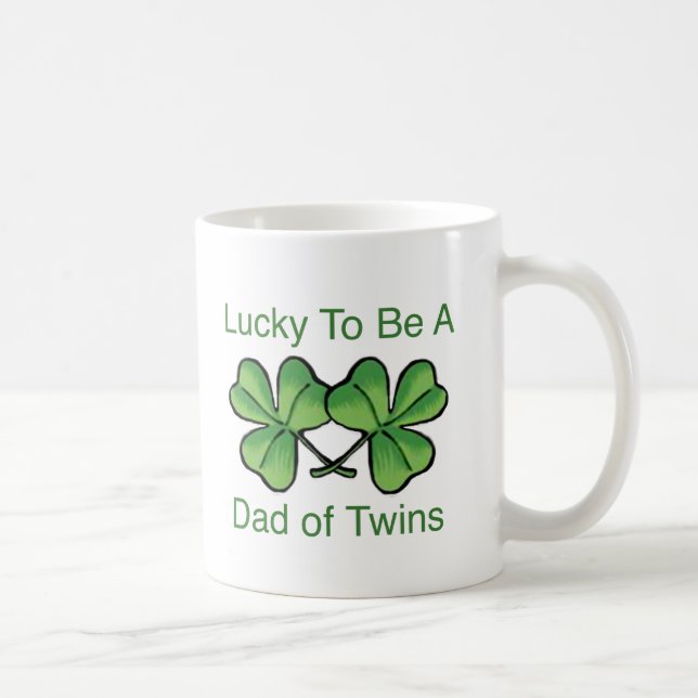 Mug Chanceux pour être papa jumeau (Droite)