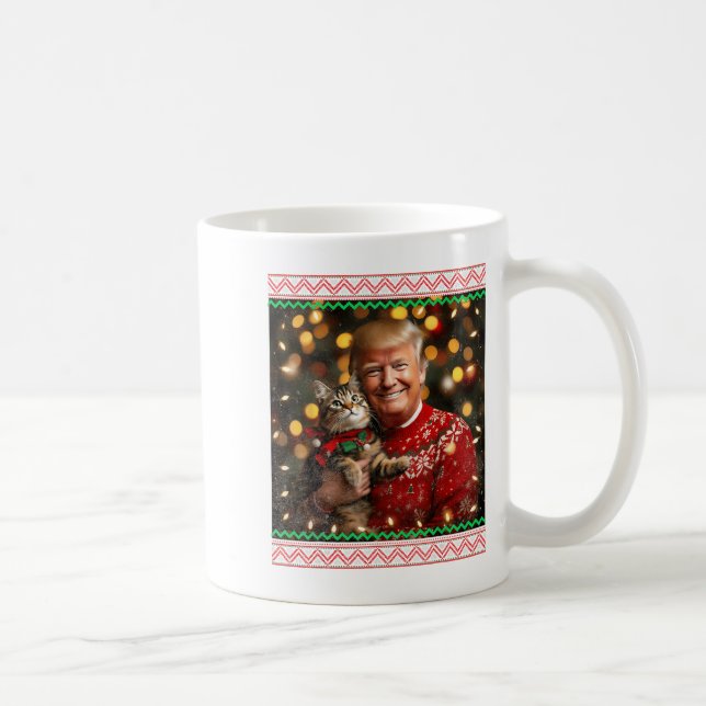 Mug Chandail de Noël drôle Trump pour les Amoureux de  (Droite)