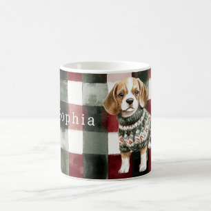 Mug Chandail vert chien Noël