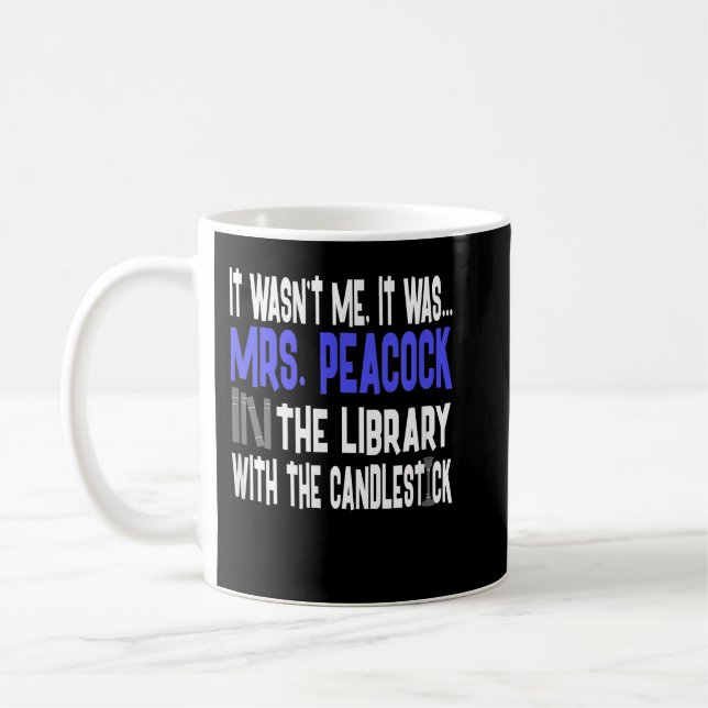 Mug Chandelier de bibliothèque Mme Peacock - Indice  (Gauche)