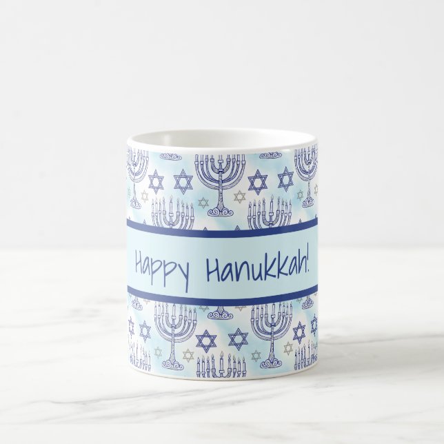 Mug Chandelier de Hanukkah Étoile de David Style de de (Centre)