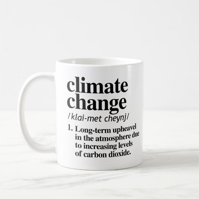 Mug Changement climatique (Gauche)