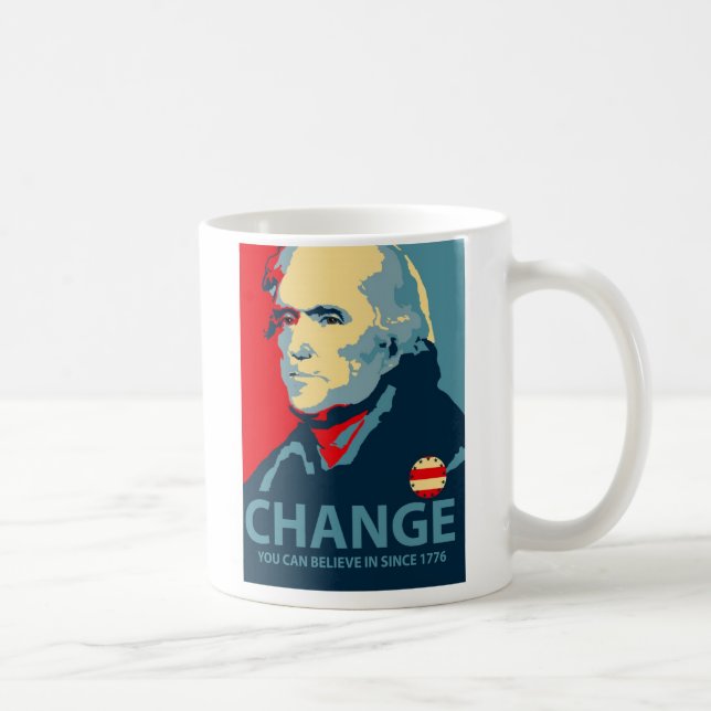 Mug Changement de Thomas Jefferson (Droite)