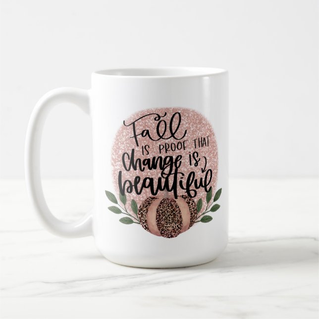 Mug Changement est beau Automne (Gauche)