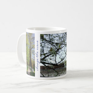 Mug Changer de scène Citation Inspirationnelle Arbres 