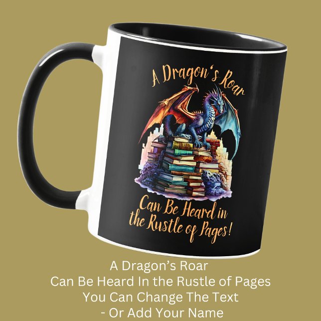Mug Changer de texte - Un dragon a entendu le bruit de (Créateur téléchargé)