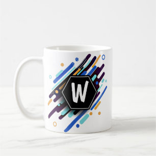 Mug Changer en n'importe quelle initiale sur peinture