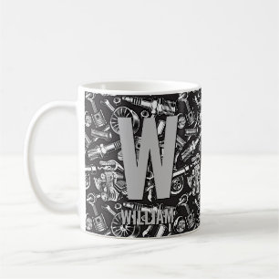 Mug Changer la lettre initiale Ajouter un nom U V W X 